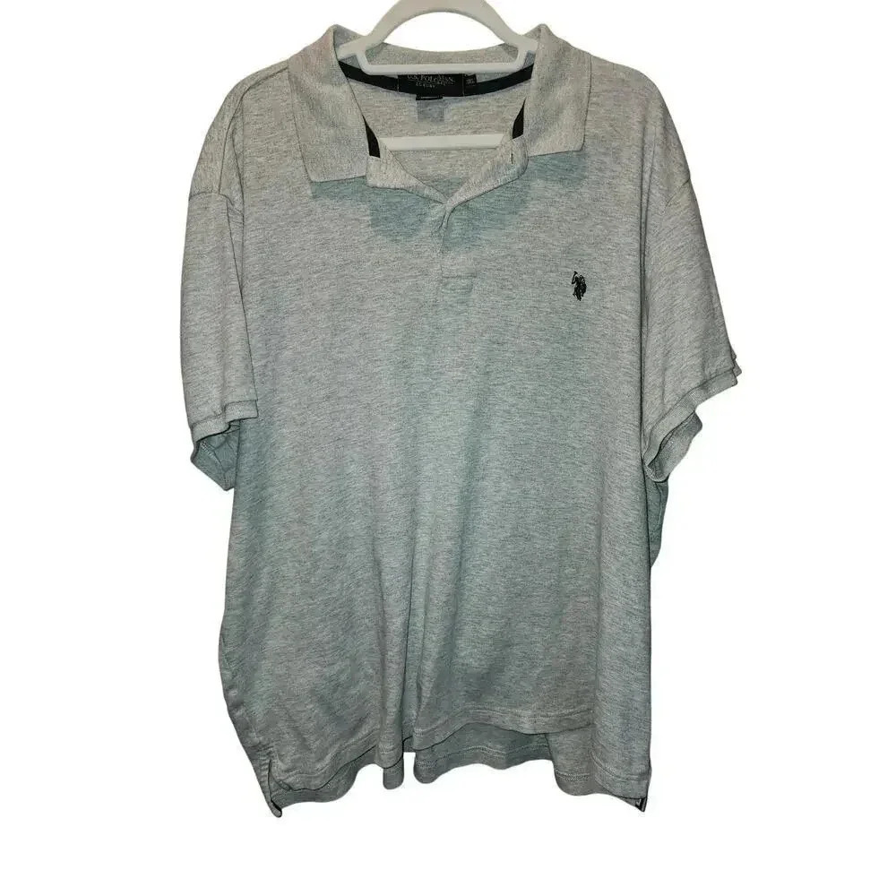 US Polo Assn. Men's 3ZL Gray Polo